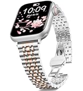 Efolen Compatible with Apple Watch Bands 49mm 46mm 45mm 44mm 42mm 41mm 40mm 38mm for Women,Thin M...
