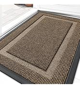OLANLY Front Door Mat Indoor Outdoor Entrance, Waterproof All-Season, All-Weather Doormat, Sturdy...