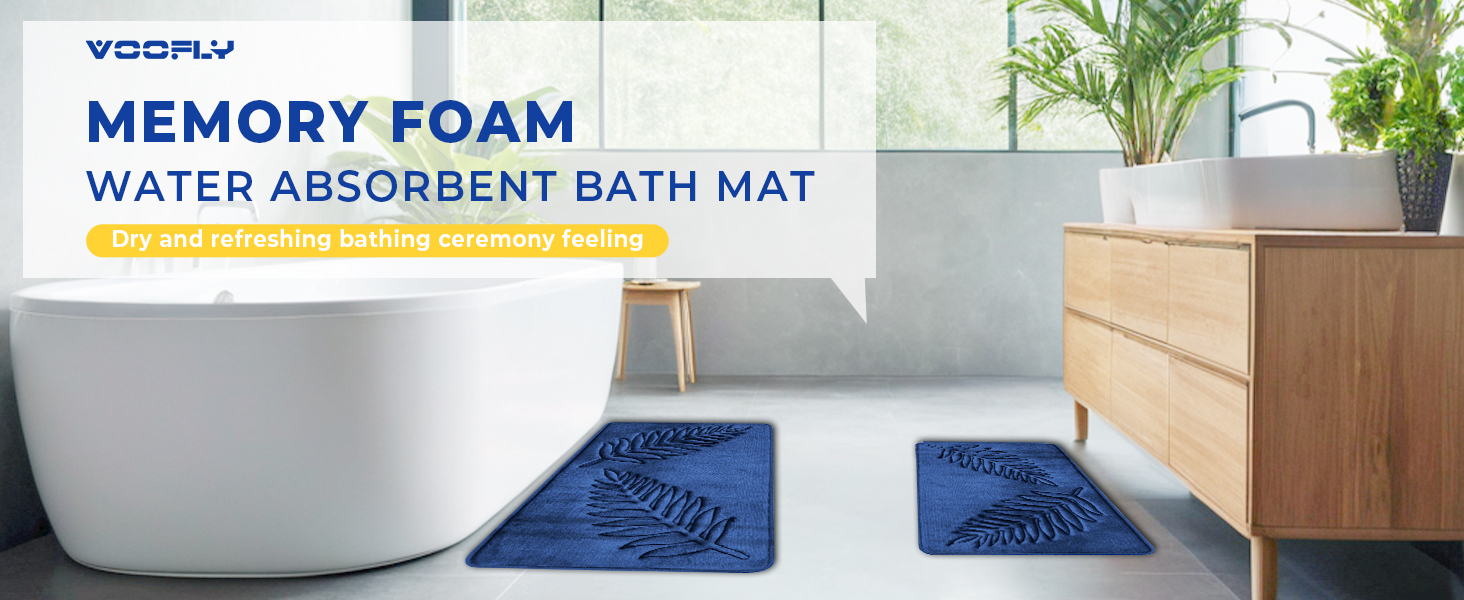 Memory Foam Bathroom Rugs