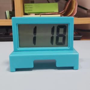 Red, Black, Blue, Red, Purple clock digital small battery operated clocks
