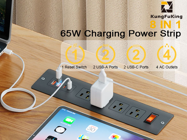 65W Charging Power Strip