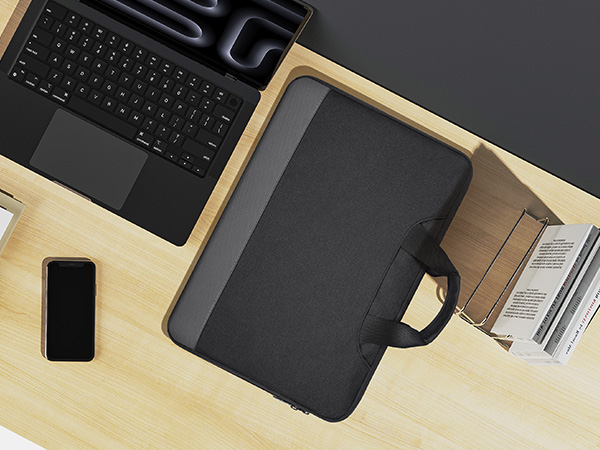 Waterproof Laptop Sleeve Briefcase Men Women Bag with Organizer