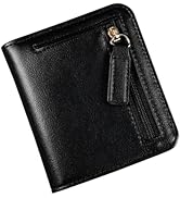 XZVXZV Small Wallet Women RFID Blocking Leather Bifold Compact Card Holder Wallet for Women With ...