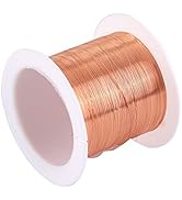 Copper Wire, Craft Beading Copper Wire 0.1mm 50m Magnet Wire for DIY Craft Metal Jewelry Making(R...