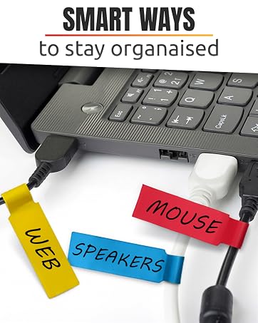 cord keepers for charging cords hanging labels tags reusable name tags electronics cord organizer