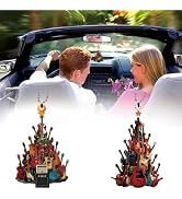 Car Rearview Mirror Hanging Accessories - Gifts for Women, 2 Pack Christmas Ornament & Car Hangin...