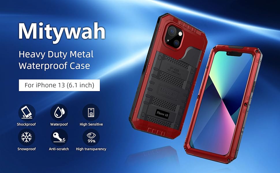 Mitywah rugged case for iphone 13