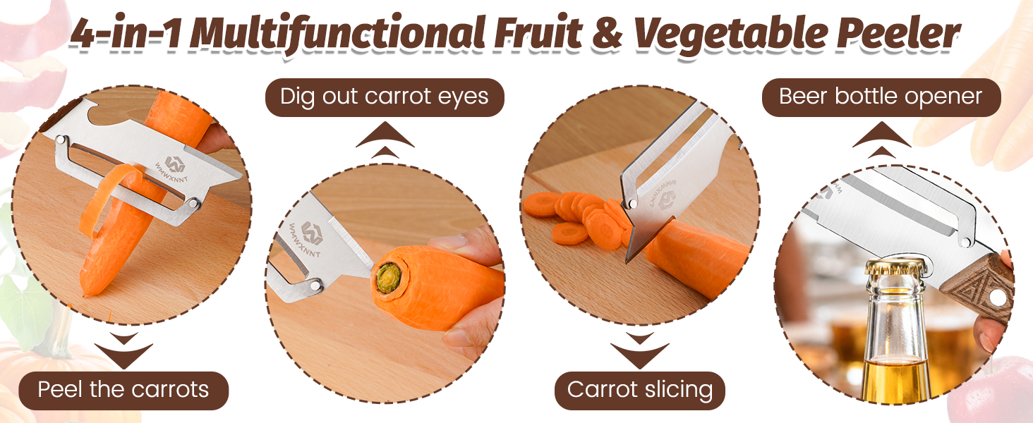 multifunctional vegetable peeler