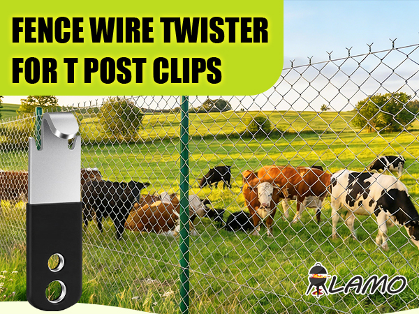 Black Fence Wire Twister