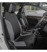 BDK UltraSleek Gray Car Seat Covers Full Set