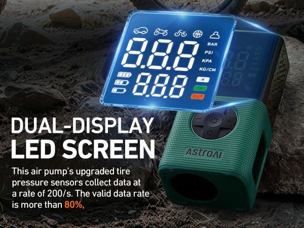 Bike Pump tire inflator portable air compressor e bike accessories