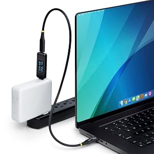 USB-C Power Tester, Digital Multimeter, Bi-Directional Voltage and Current Meter