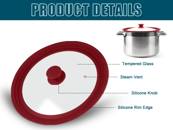 Universal kitchen cookware lid