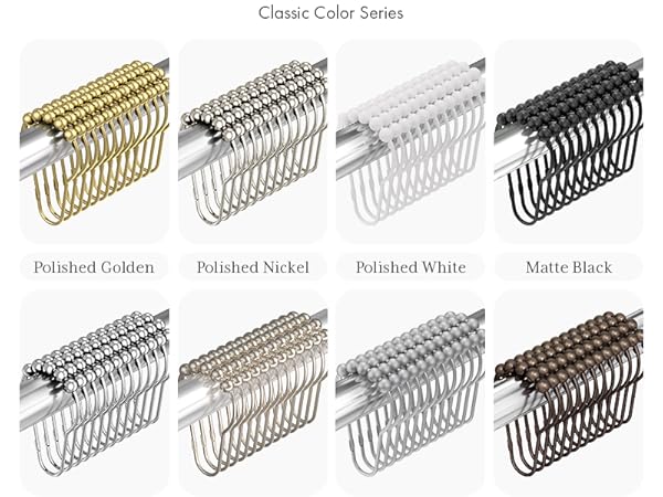 shower curtain hooks