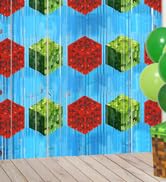 Video Game Party Backdrops Birthday Decorations