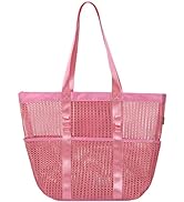 Mesh Beach Tote Large Bag 2022 Upgrade for Women with Multiple Pockets for Family Travel Swimming...
