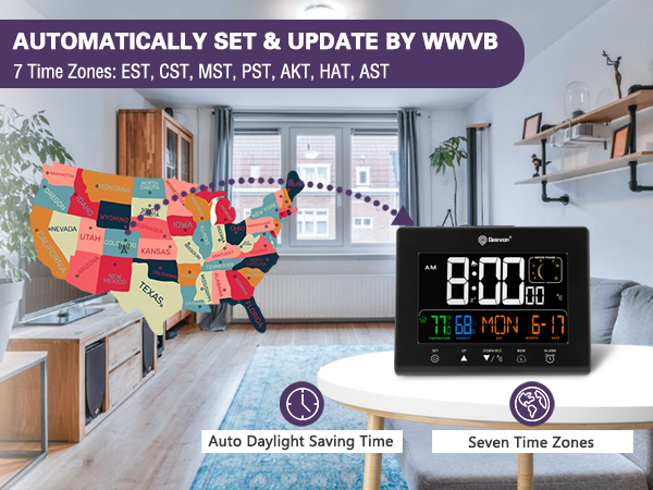 auto set alarm clock