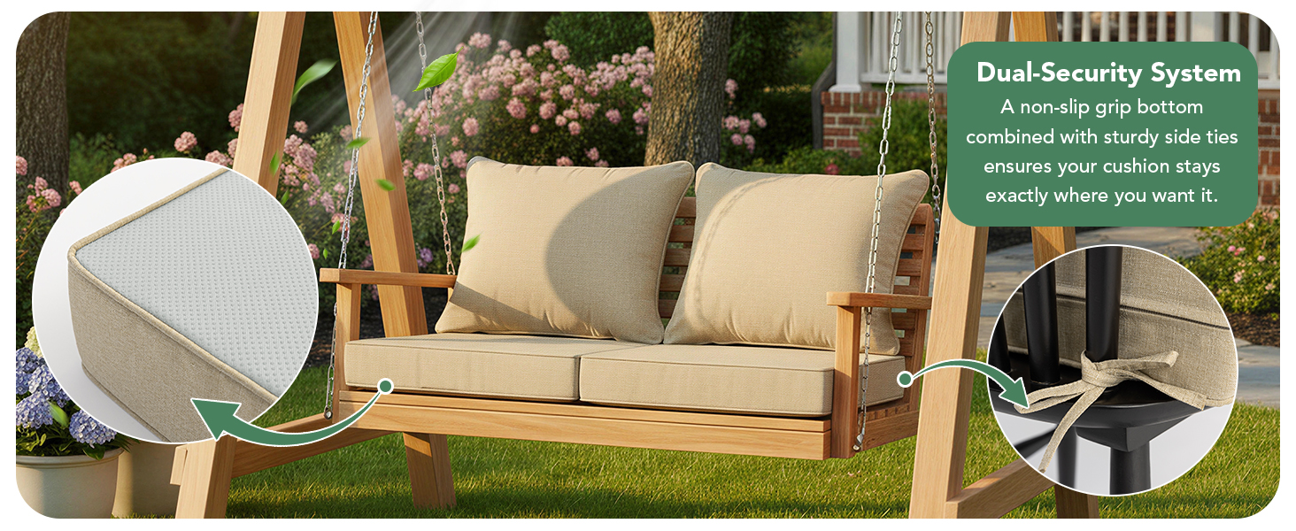 outdoor furniture cushions with non slip bottom