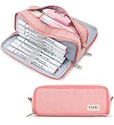 FANCY FOREST Large Capacity Pencil Case, KALIDI Pencil Pouch Office College School Large Storage ...