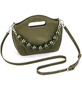 Glamzlele Small Crossbody Bags for Women Clutch Purse Vegan Leather Evening Bag with Removable Pe...