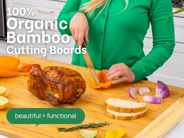 eco wood cutting boards for kitchen charcuterie boards large wooden cutting board xl board