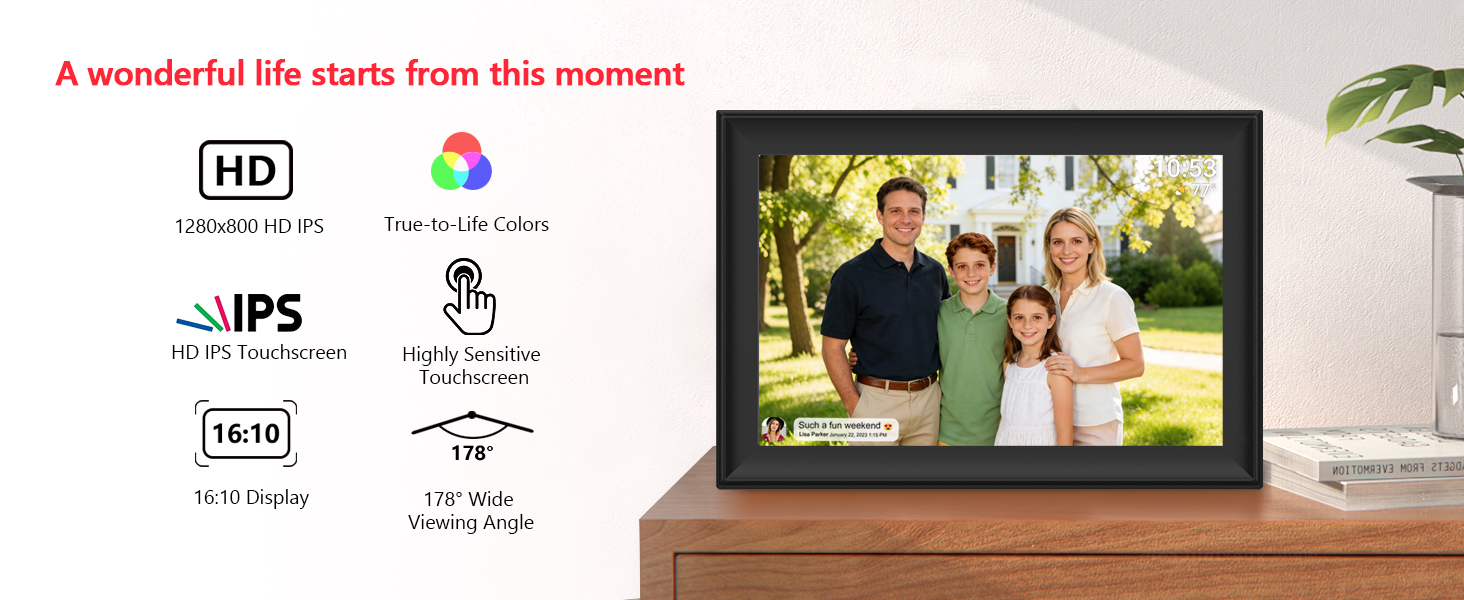 frameo digital photo frameo,digital picture frame