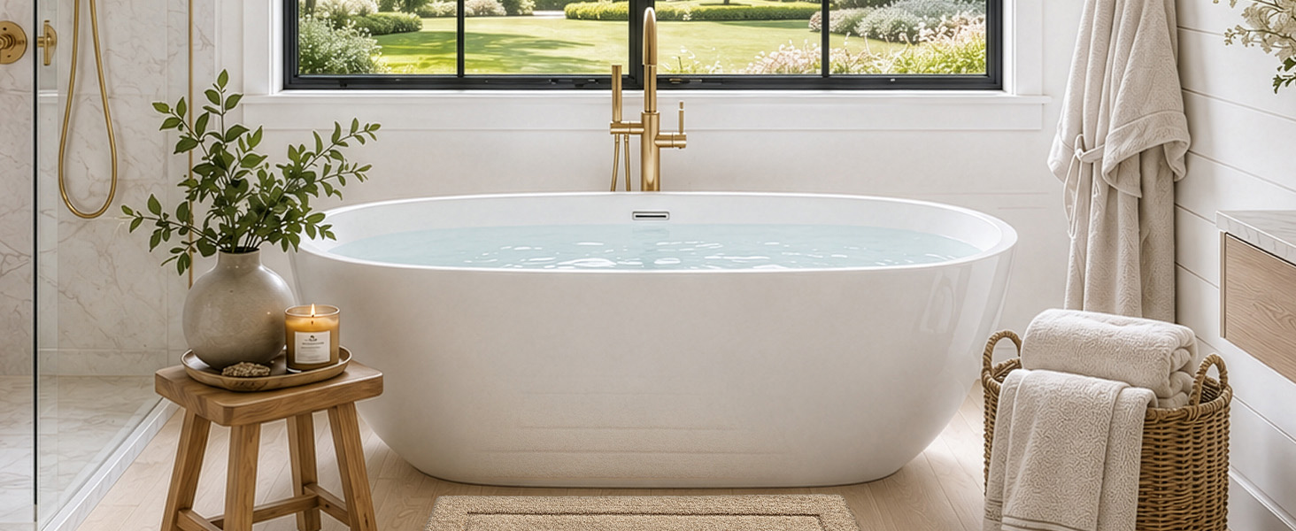 comfortable bath mat