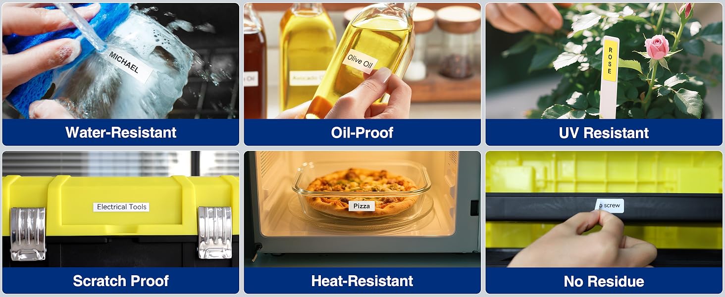 Laminated Durable Labels: WaterProof, UV Resistant, Scratch Proof, Heat-Resistant, No Residue