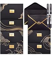 36 Pack Gold Foil Embossed Thank You Cards with Envelopes & Stickers,Thank You Cards Small Busine...