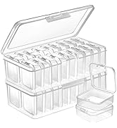 DUOFIRE 36 Pieces Plastic Bead Organizer, Craft Organizers and Storage Bead Storage Containers Sm...