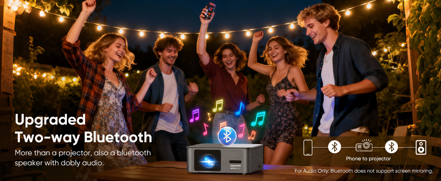 bluetooth projector