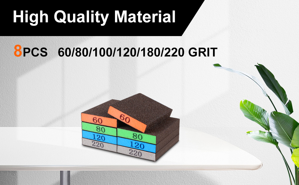Romeda 8-Pack Sandpaper Block