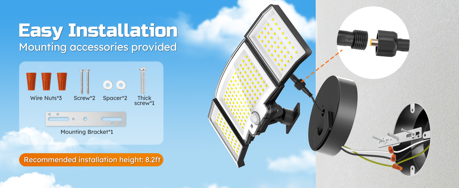 flood light floodlights motion sensor outdoor dusk to dawn security lights
