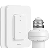 treewell Remote Control Light Socket, 200FT Range Wireless Light Switch, Remote Light Socket for ...