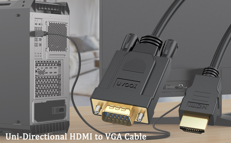 hdmi to vga cable 6ft
