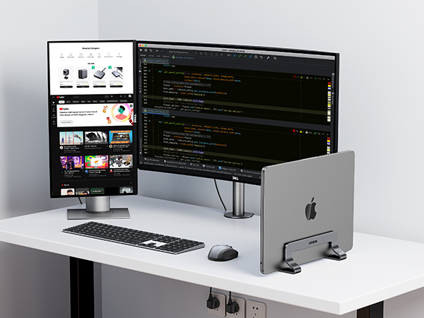 vertical macbook stand