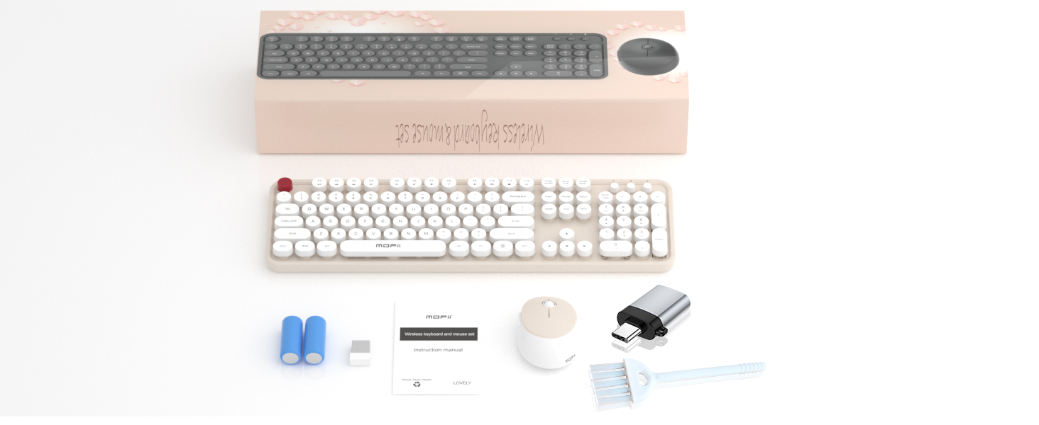 Wireless Keyboard and Mouse Combo