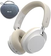 Hmusic MS04 Noise Cancelling Over Ear Headphones, 40dB Hybric ANC Headphones, 2 Mic ENC, 80H Long...