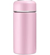 Mini 7 oz Stainless Steel Insulated Vacuum Water Bottle, Cute Small Thermoses, Flask, Leak Proof,...