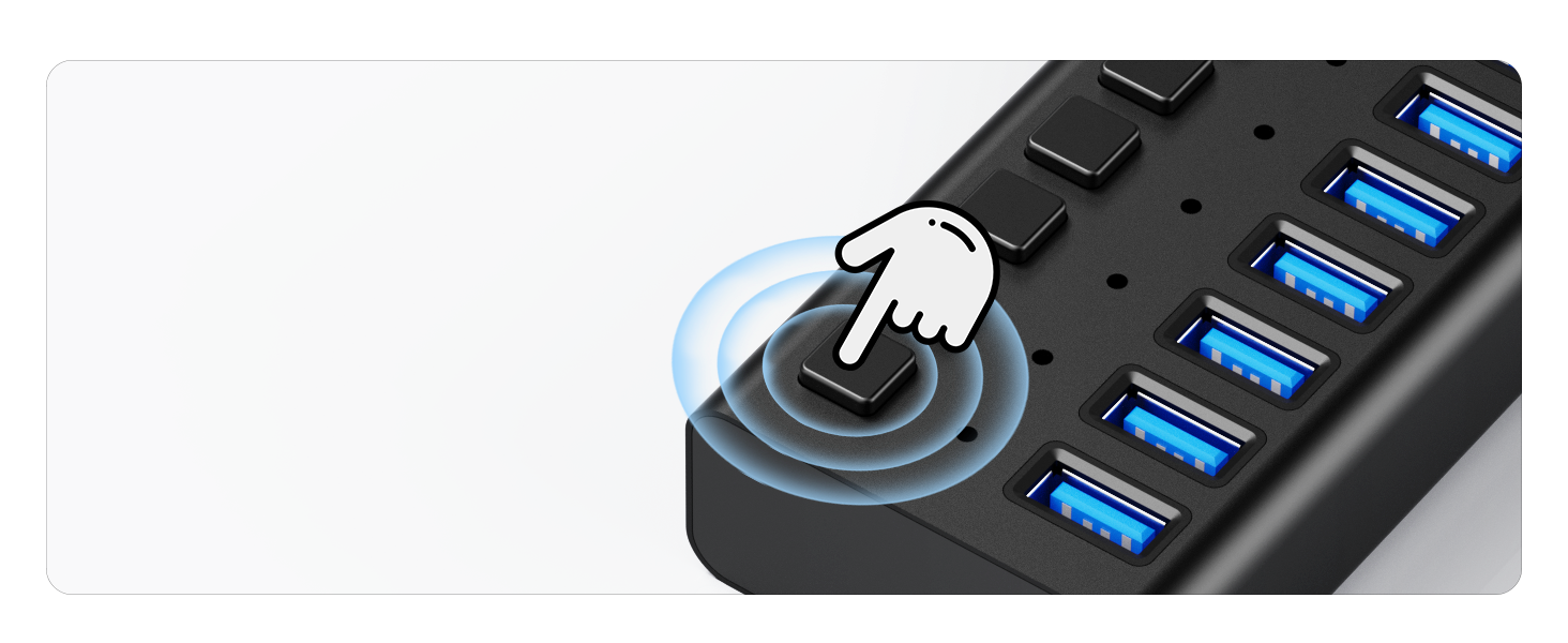 7 Ports USB Hub