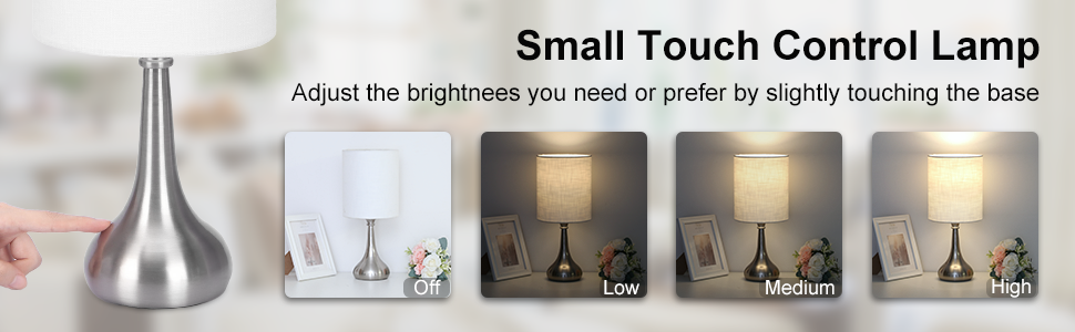 3 way dimmable touch lamp