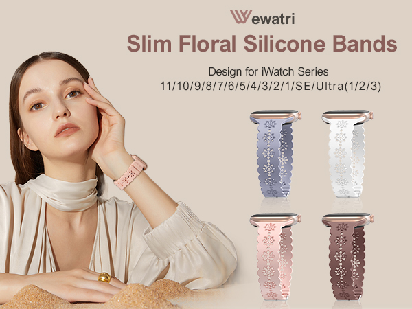 apple watch bands floral