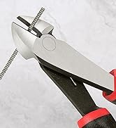 IGAN 7-inch Wire Cutters, Spring-loaded Side Cutters Dikes, Ultra Tough and Durable Diagonal Cutt...