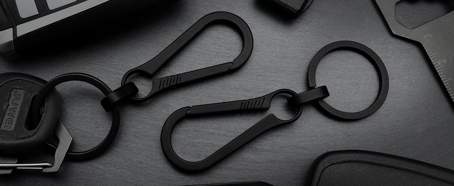 Black Titanium Carabiner