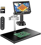 TOMLOV 4K Autofocus Microscope TM4K-AF Max, 10.1" HDMI Digital Microscope with Spin Flex Arm, Mic...