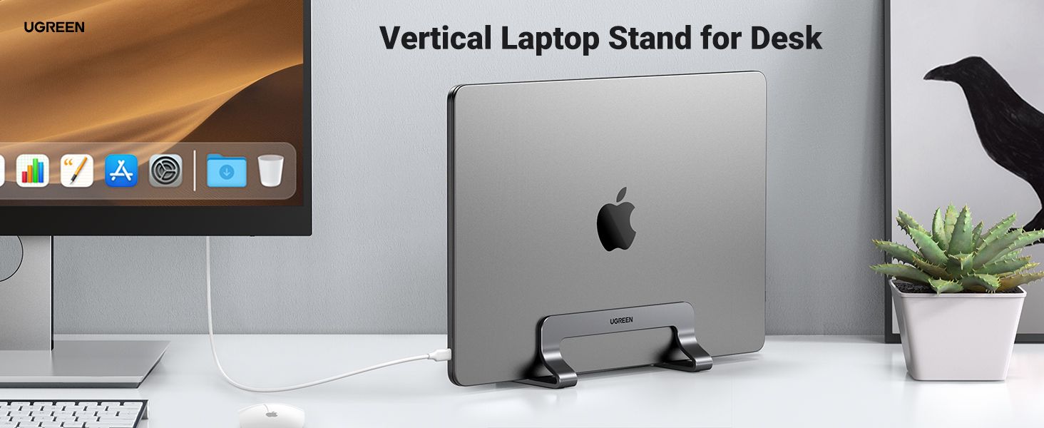vertical laptop stand