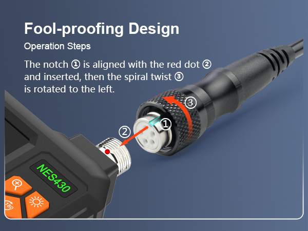 Endoscope Camera with Light Mechanic Borescope Camera with Monitor Snake Probe Camera Scope