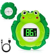 b&h Rechargeable Baby Bath Thermometer, Frog Water Temperature Thermometer | Safety Toddler Batht...