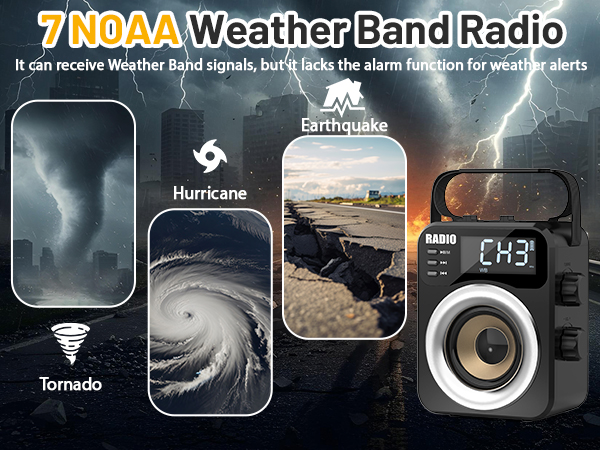 Radio Portable AM FM WB SW
