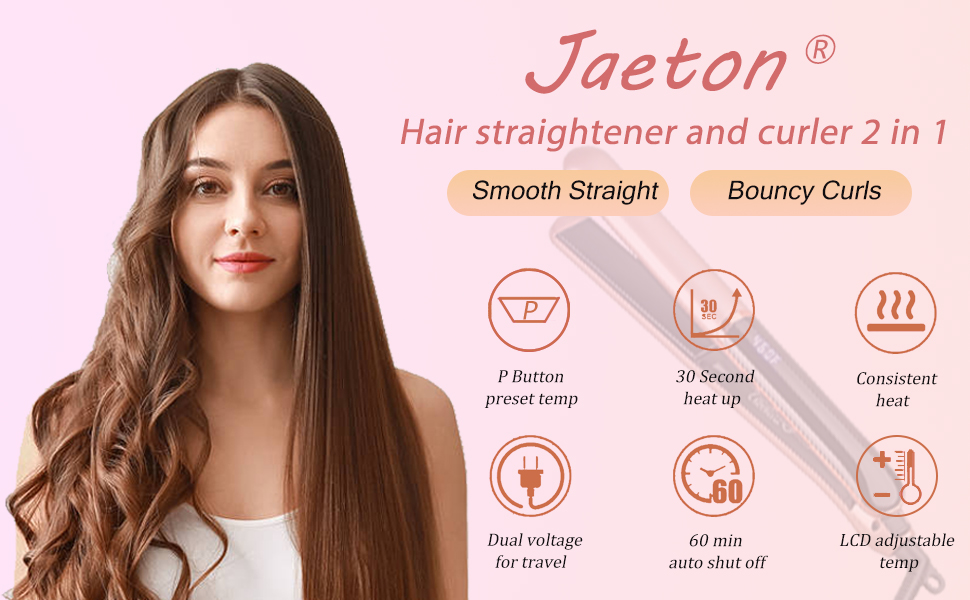hair straightener and curler 2 in 1